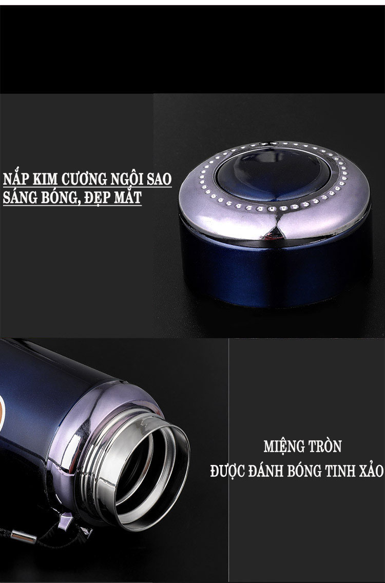 Mua Bình Giữ Nhiệt inox 316 cao cấp Tặng Chai Thủy Tinh giữ nhiệt 500 ML