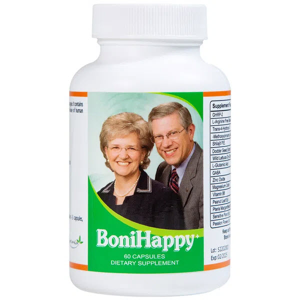 Viên Uống BoniHappy+ BOTANIA - Made In USA - Giúp Ngủ Ngon, Tạo Giấc Ngủ Sâu Và Tự Nhiên, Hỗ Trợ Cải Thiện Trí Nhớ Và Phục Hồi Sức Khỏe