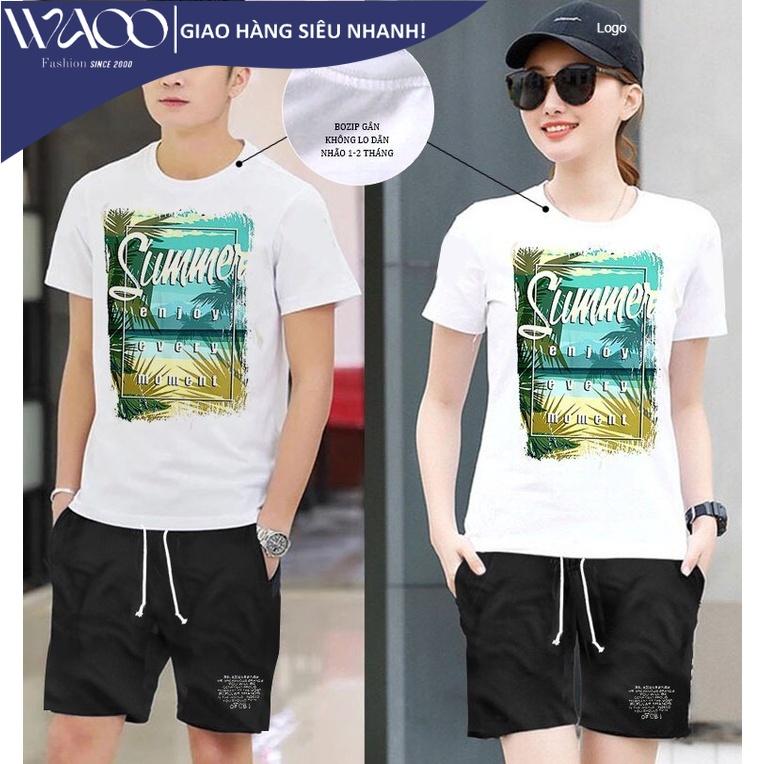 Áo Thun Cặp Đôi CouPLe, Có Bigsize Từ S Đến 8Xl, Form Slimfit, Cotton Thoáng Mát, ATTY22- Thời Trang Waoo