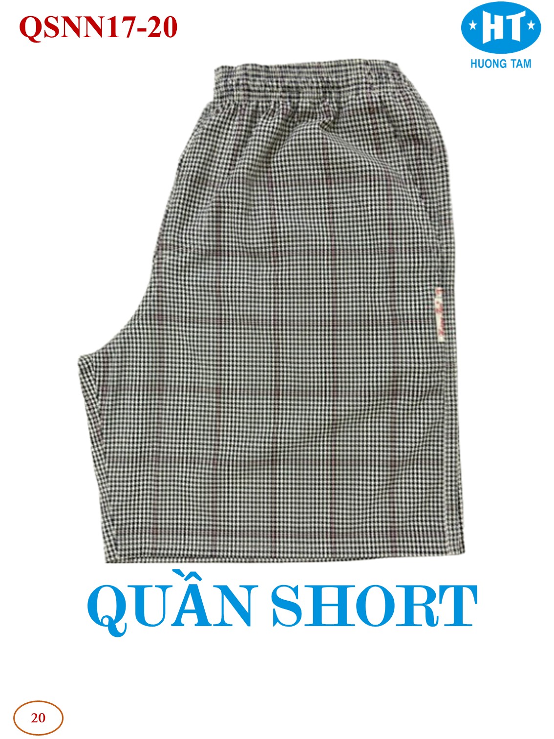 Quần short huongtam nam cao cấp(QSNN17). Chất liệu vải loại tốt: mềm mại, thoáng mát, không phai màu