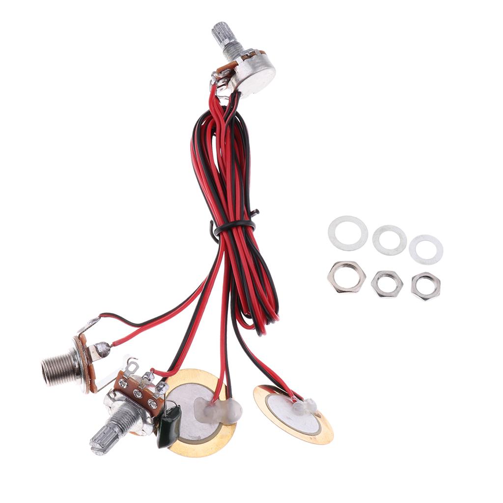 Piezo Acoustic Đầu Dò Cho Đàn Guitar Violin Ukulele