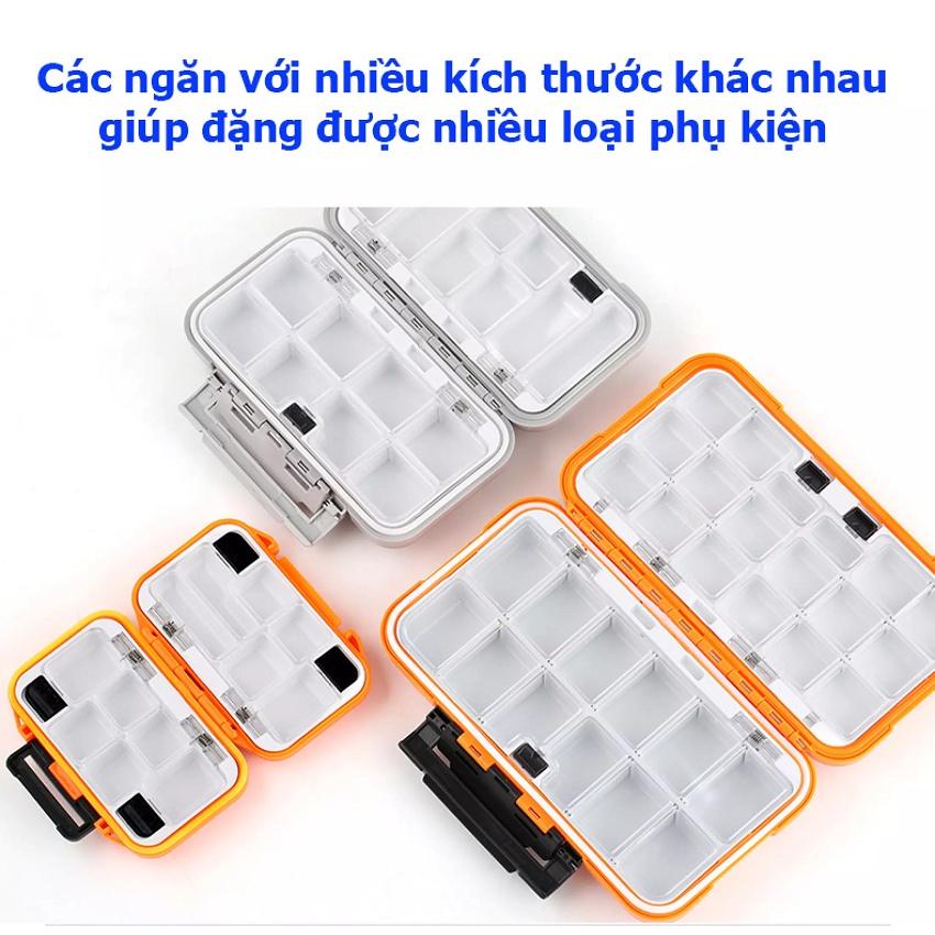 Hộp Đựng Phụ Kiện Câu Cá Đa Năng ABS Chống Nước Chống Va Đập HPK-7