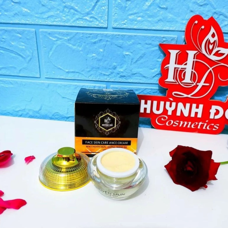 Kem trị mụn Huỳnh Đỗ 50g giảm mụn, trắng mờ thâm nám, chống nắng