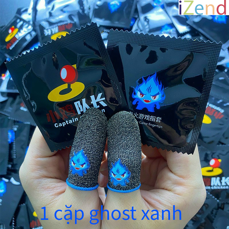 Bao tay chơi game ghost xanh cảm ứng chống mồ hôi vân tay