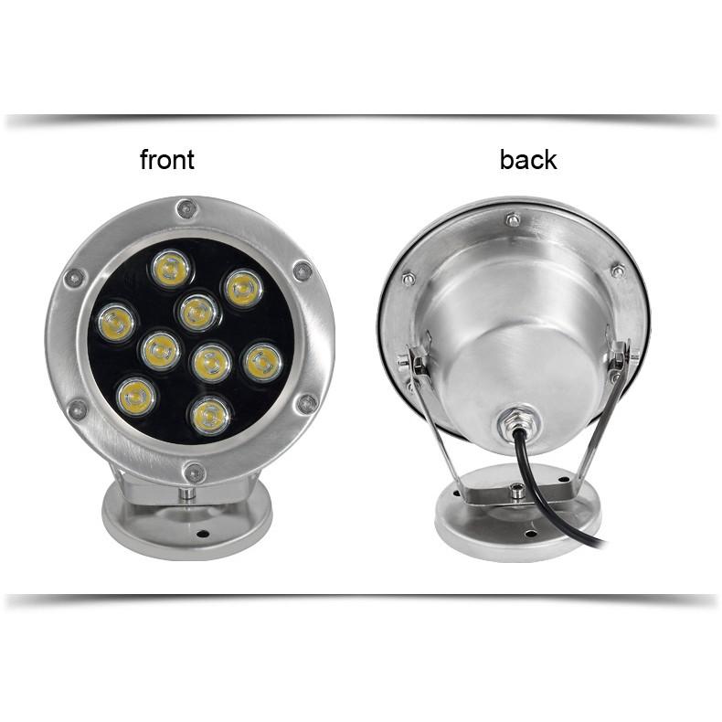 Đèn LED âm nước 9W đổi màu