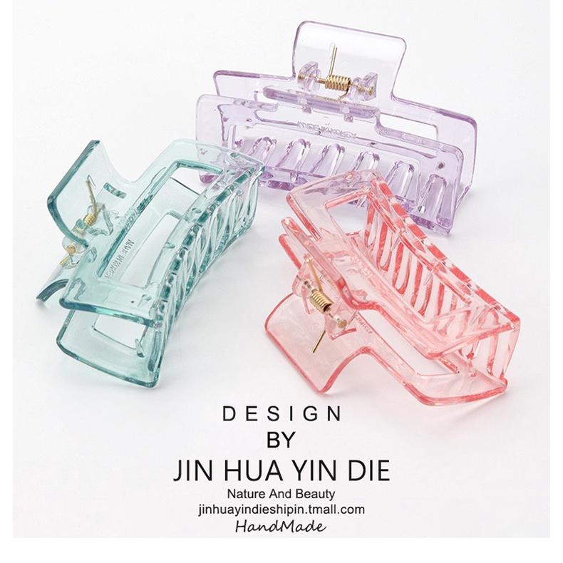 - KẸP CÀNG CUA TRONG SUỐT NHIỀU MÀU TRẺ TRUNG HÀN QUỐC - NUNAM SHOP