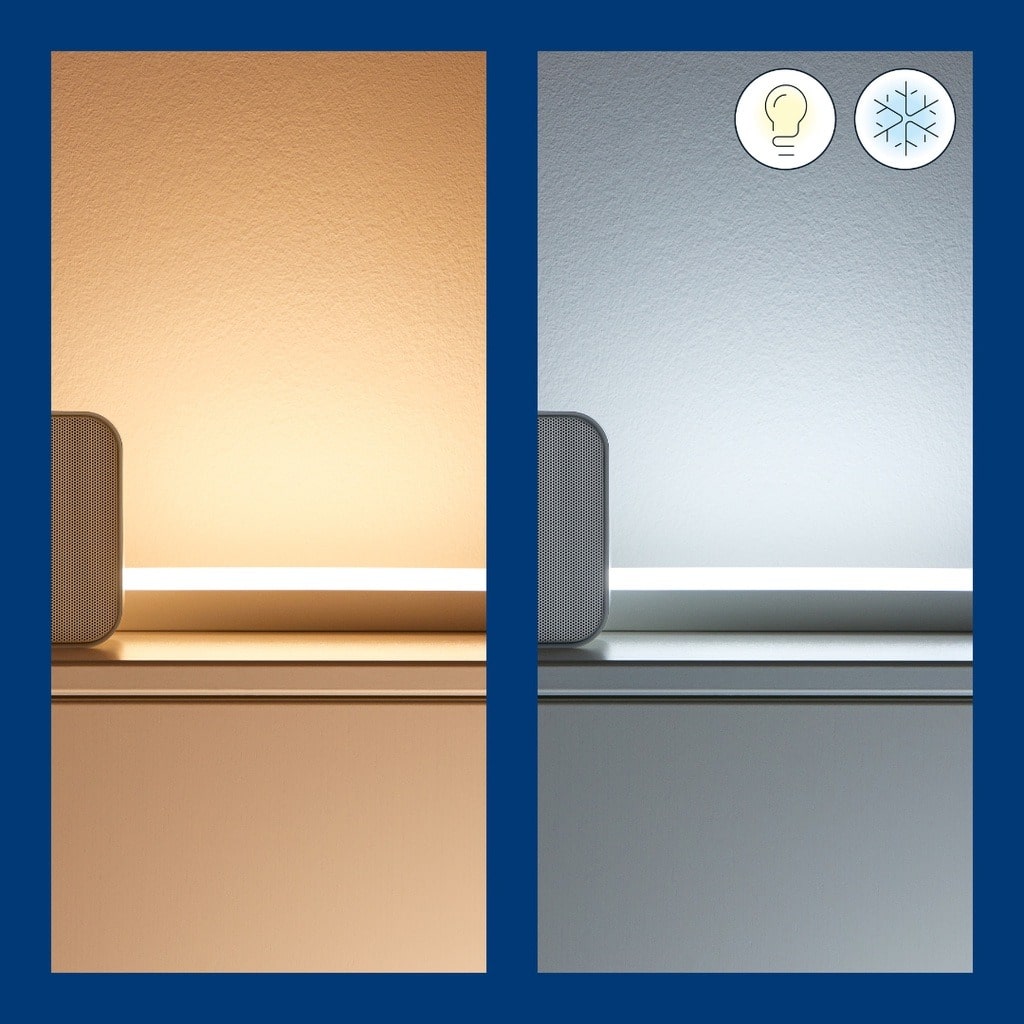 Đèn trang trí thông minh Wiz Double Led Linear Bar RGB 16 triệu màu kết nối Wifi &amp; Matter, Bảo hành 1 Năm
