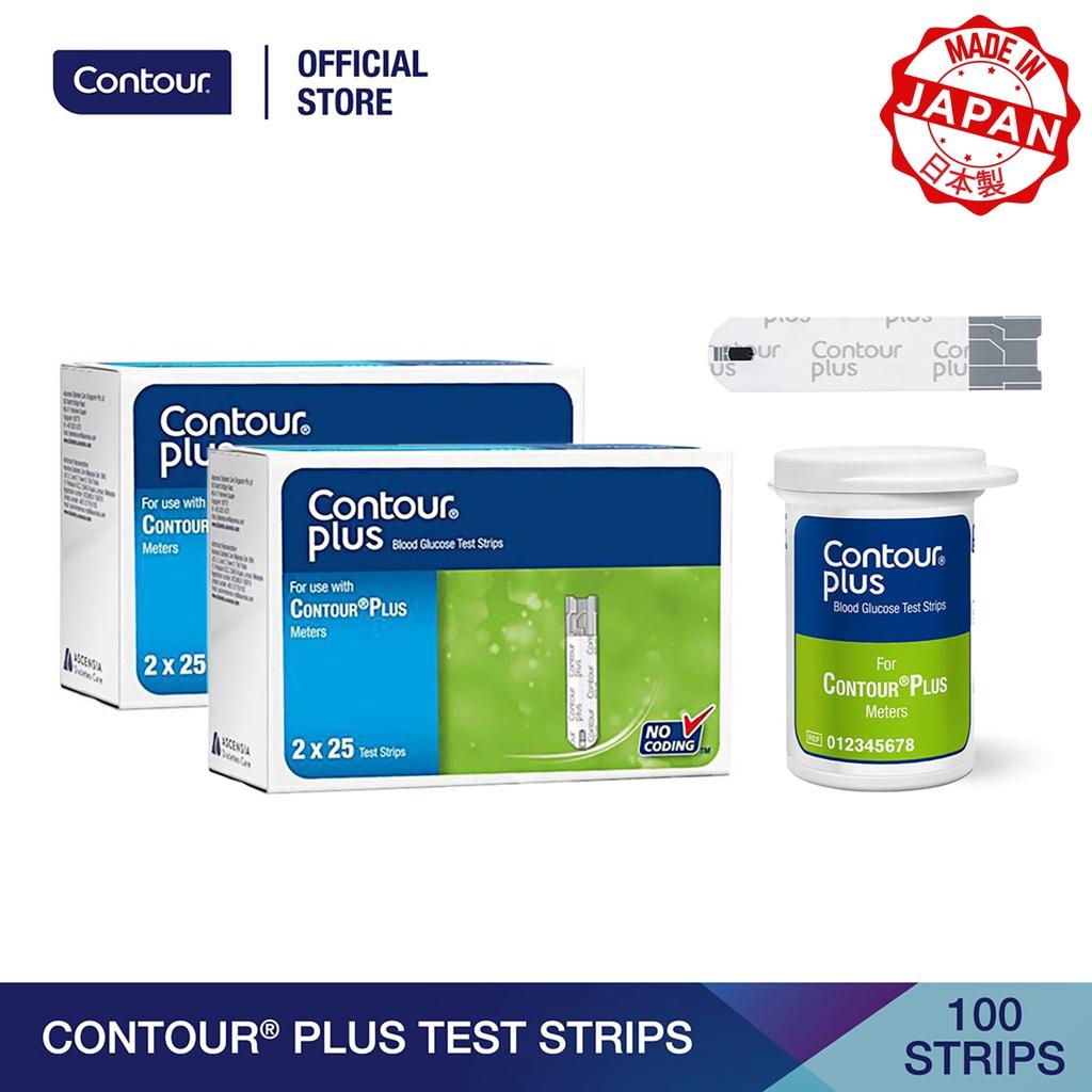 CONTOURPLUS Que thử đường huyết - 100 Strips