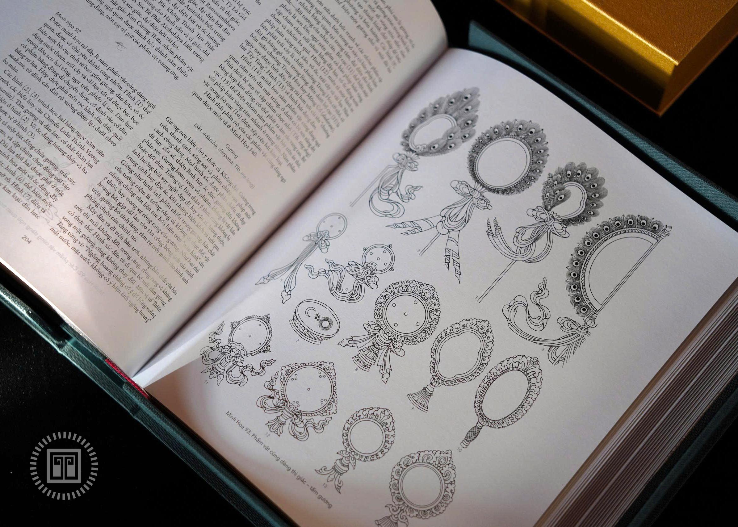 Sách - Bách Khoa Toàn Thư Biểu Tượng Và Hoa Văn Mật Tạng - Ấn Bản Giới Hạn - Bìa Vải - Bản Có Hộp