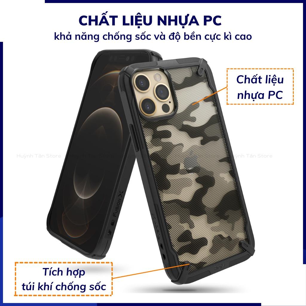 Ốp lưng ip 12 pro ip 12 RINGKE chính hãng trong suốt chống sốc FUSION X chống ố vàng phụ kiện điện thoại huỳnh tân - Hàng nhập khẩu