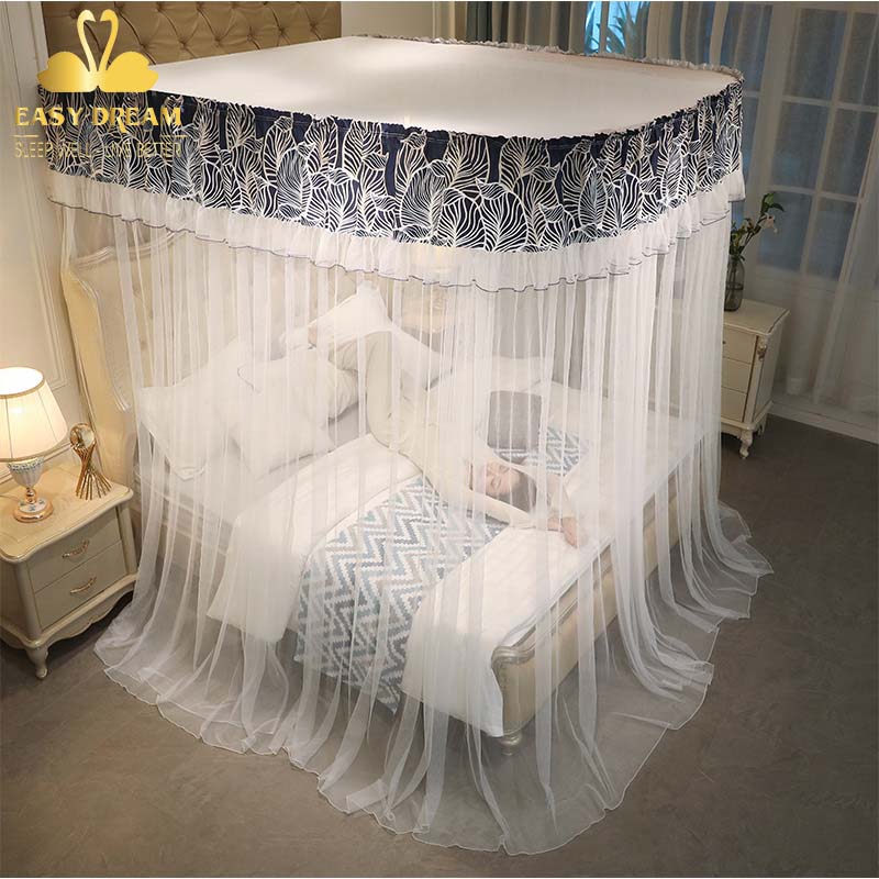 Mùng khung không khoan tường - Màn Ngủ Cao cấp Easy Dream chống muỗi -kiểu dáng khách sạn - công chúa