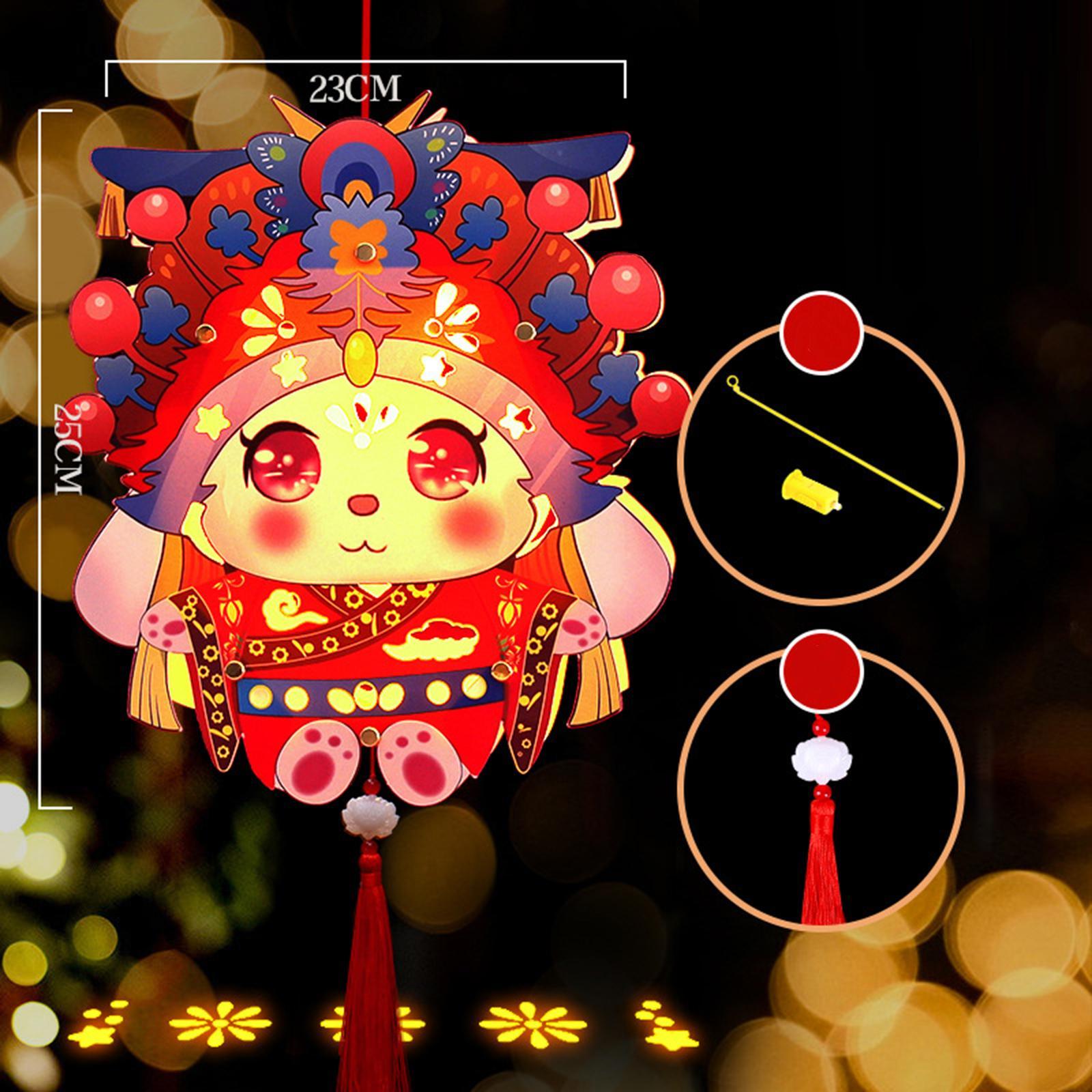 Mid Autumn Festival Lantern Making Props Handcraft for Room New Year Wedding