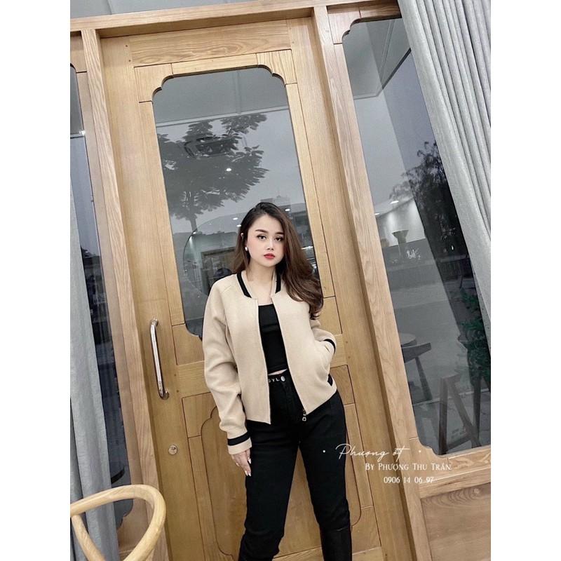 ÁO KHOÁC BOMBER VIỀN 3 MÀU