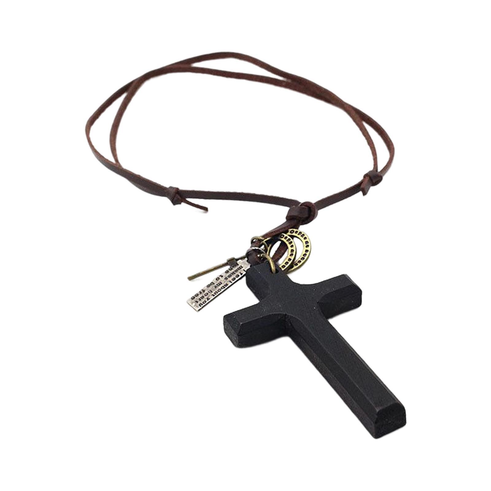 Cross Pendant Necklace Accessory Faith Cross Pendant Necklace for Valentines Day