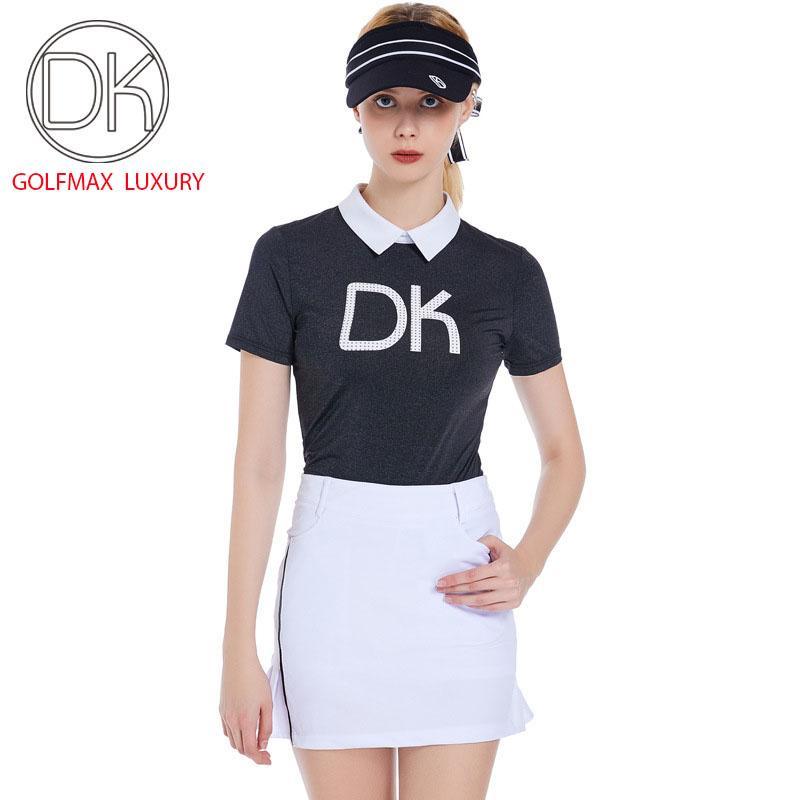 Fullset nữ chơi golf Thiết kế Hàn Quốc - Chất liệu sợi polyester kết hợp spandex cao cấp DK224-72-73