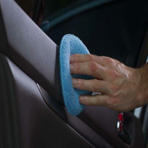 Mút Xốp Tròn 13Cm Màu Xanh Dương Lau Chùi Đánh Bóng Xe Hơi