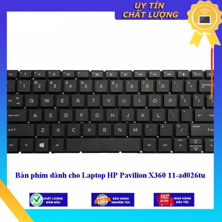 Bàn phím dùng cho Laptop HP Pavilion X360 11-ad026tu  - Hàng Nhập Khẩu New Seal