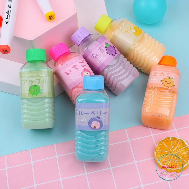 Slime CHAI NƯỚC NGỌT MÀU THẠCH 10 màu cực đẹp Đồ chơi hũ slam chất nhờn ma quái squishy