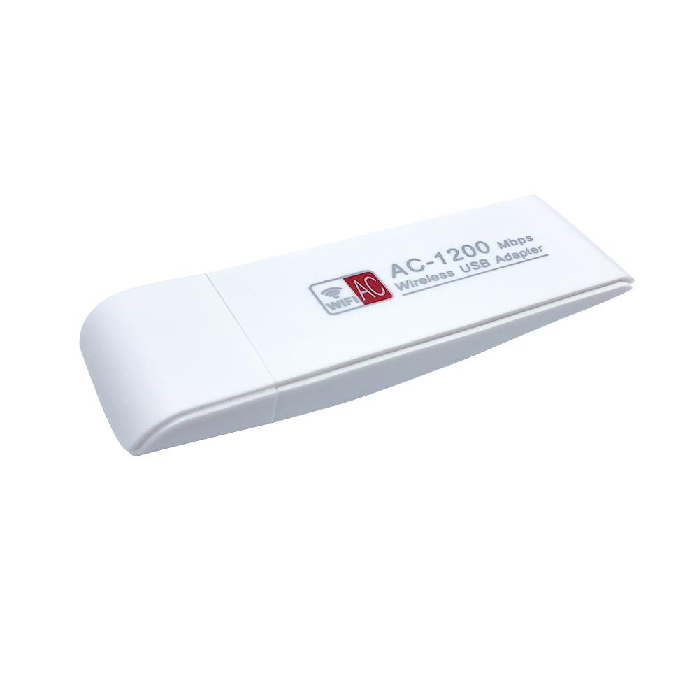 Băng tần kép USB3.0 2.4GHz / 5GHz Bộ điều hợp mạng không dây điều hợp mạng không dây WiFi Dongle với CD Tương thích với MAC AC1200M