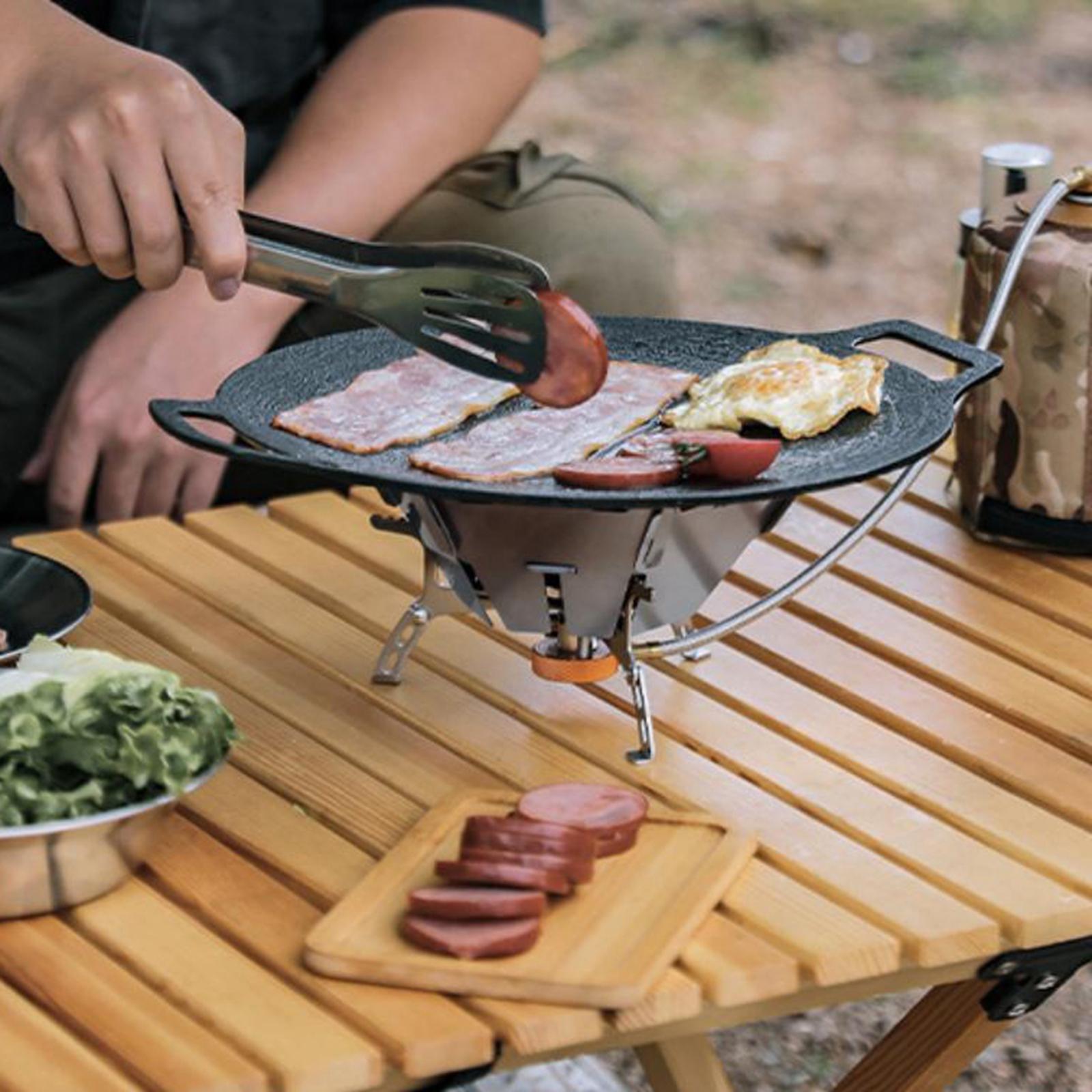 Folding Outdoor Windscreen Burner Windshield for Cooking Picnic