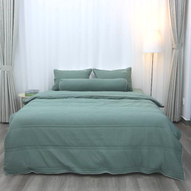 Chăn bốn mùa Micro Modal Xanh Lá K-Bedding KMMS204 200*220cm