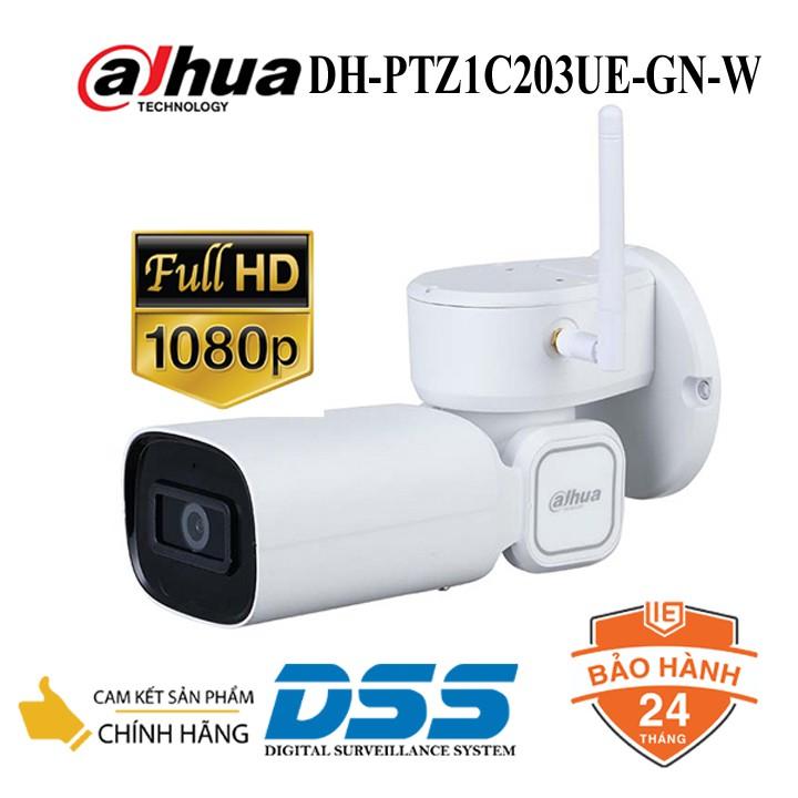 Camera IP Wifi PTZ 2MP DAHUA DH-PTZ1C203UE-GN-W Hàng Chính Hãng