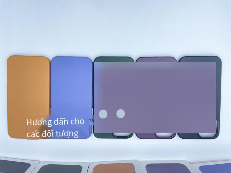 Vận chuyển nhanh cho iphone 13 series trung tính bao da điện thoại hút từ tính hoạt hình cửa sổ bật lên bao da bảo vệ không có logo