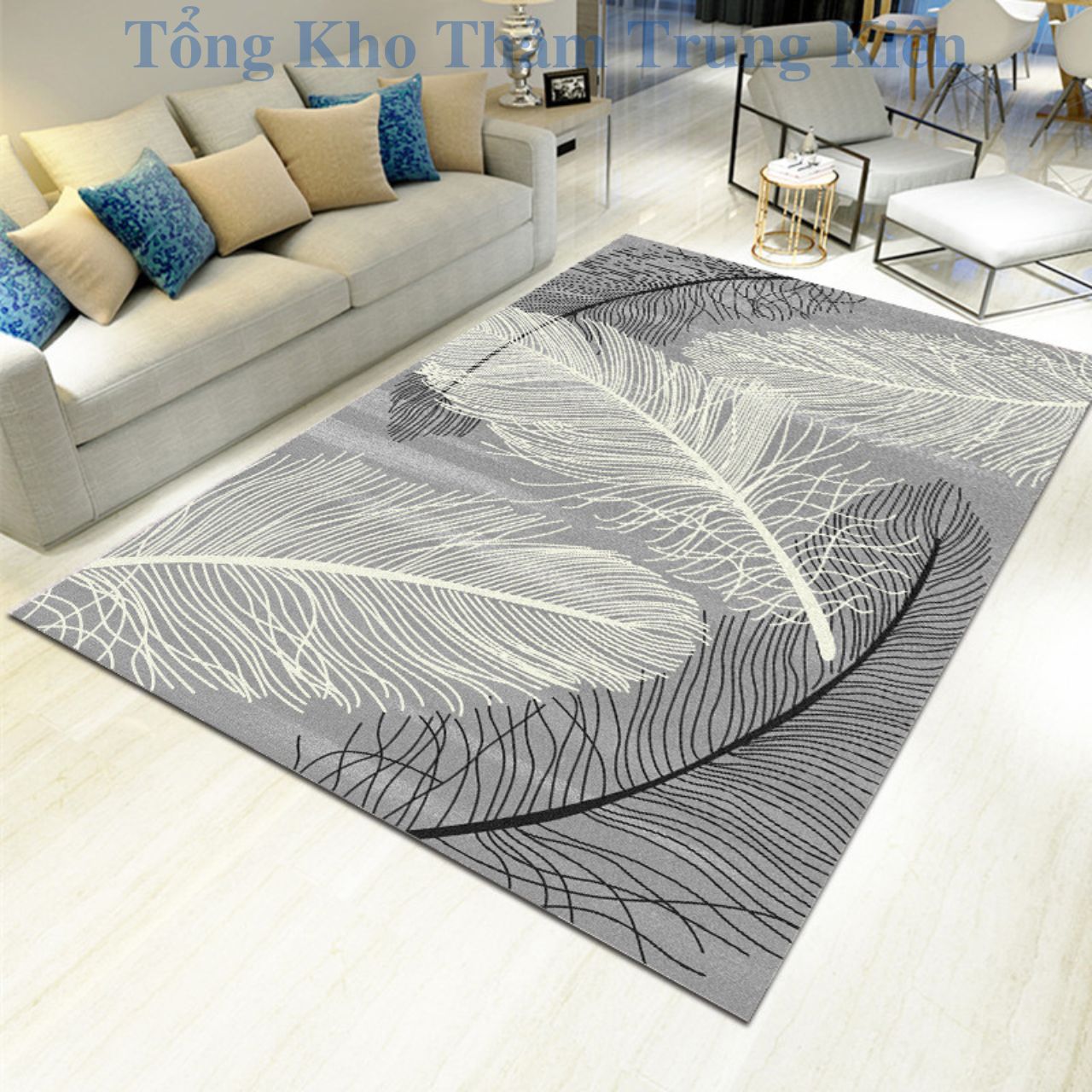 Thảm Trải Sàn Nhập Khẩu 100% (120x160cm &amp; 160x230cm) - Hàng Tổng Kho