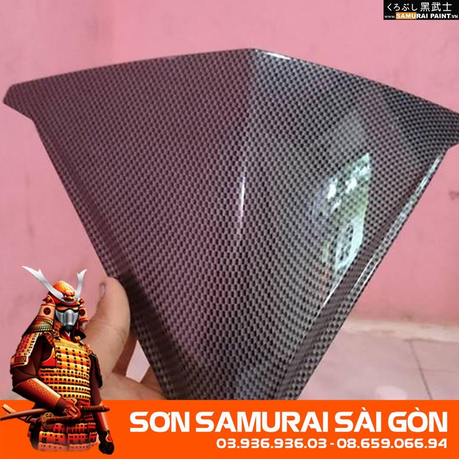 Sơn SAMURAI KUROBUSHI WFP001-2 CACBON ĐEN chính hãng dành cho xe máy