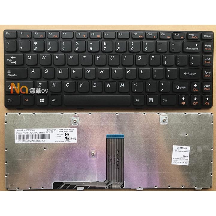 Bàn phím tiếng anh dành cho Lenovo G480 G480A G485 G485A Z480 Z485