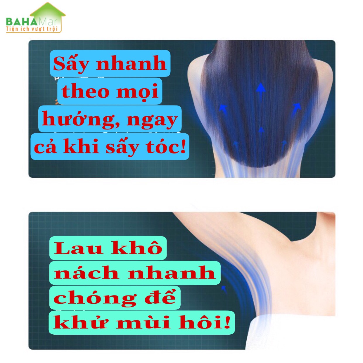 MÁY SẤY ĐA NĂNG GIỮ NHIỆT THÔNG MINH CẢM ỨNG CƠ THỂ TẠO ION ÂM BẢO VỆ DA VÀ THÂN THỂ KHI TẮM VÀ SẤY QUẦN ÁO  BAHAMAR  Máy sấy tích hợp ba trong một: s