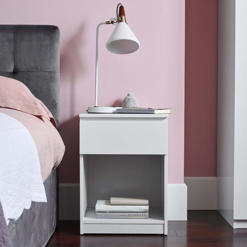 Tủ Đầu Giường SOHO-HAN / 1 Ngăn Kéo / Kệ Đầu Giường / Phong Cách Tối Giản / Có GiấyHướng Dẫn Lắp Ráp/ R40 x D35 x C55cm