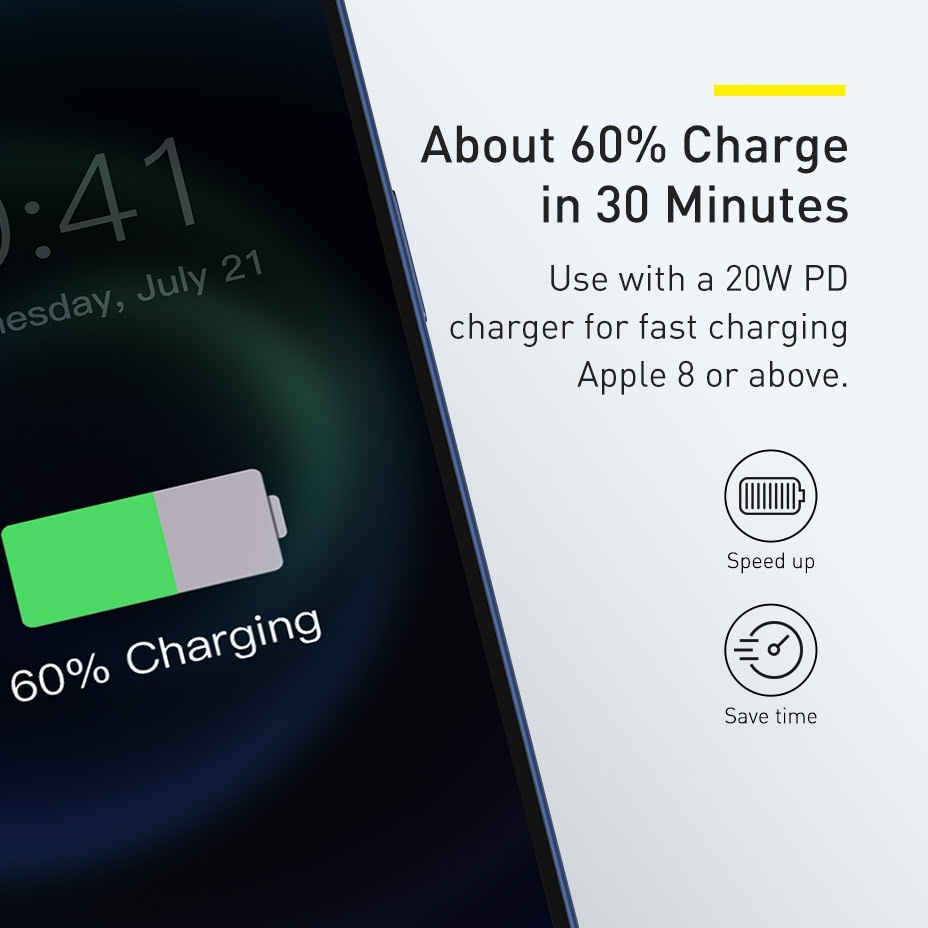Dây cáp sạc nhanh 20W 3 in 1 Type-C to Light cho iPhone iPad / Type C / Micro USB chuẩn PD 3.0 hiệu Baseus Rapid Series 3-in-1 - hàng nhập khẩu
