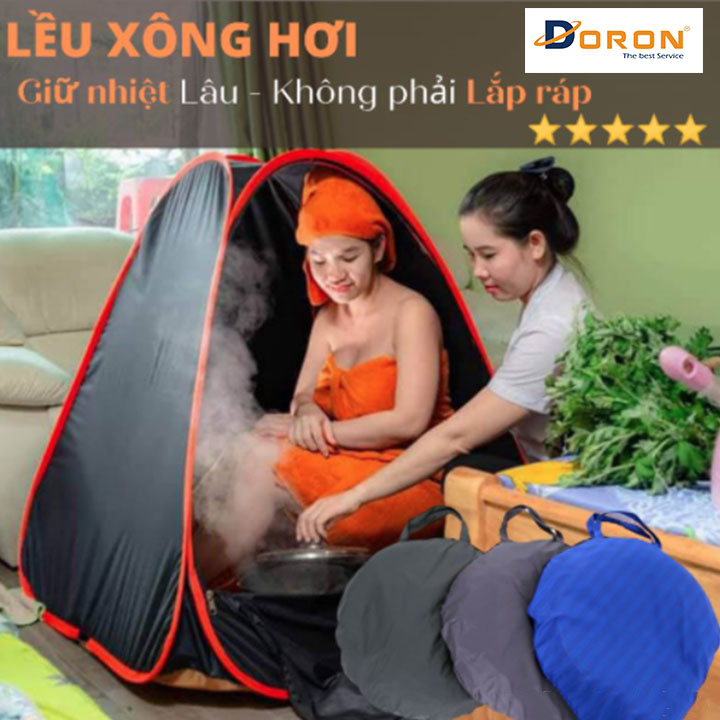 Lều Xông Hơi Sau Sinh Tự Bung Chui Đầu Tại Nhà Cao Cấp- Hàng Chính Hãng