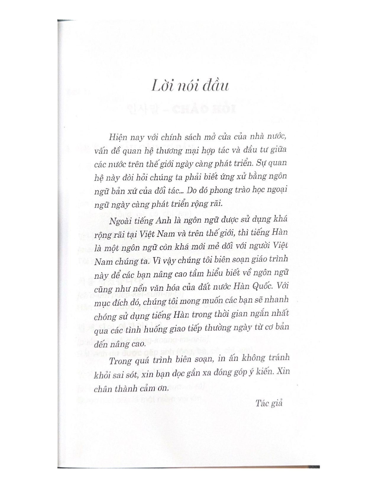Giao Tiếp Hàn - Việt Trong Cuộc Sống Hàng Ngày - Vanlangbooks