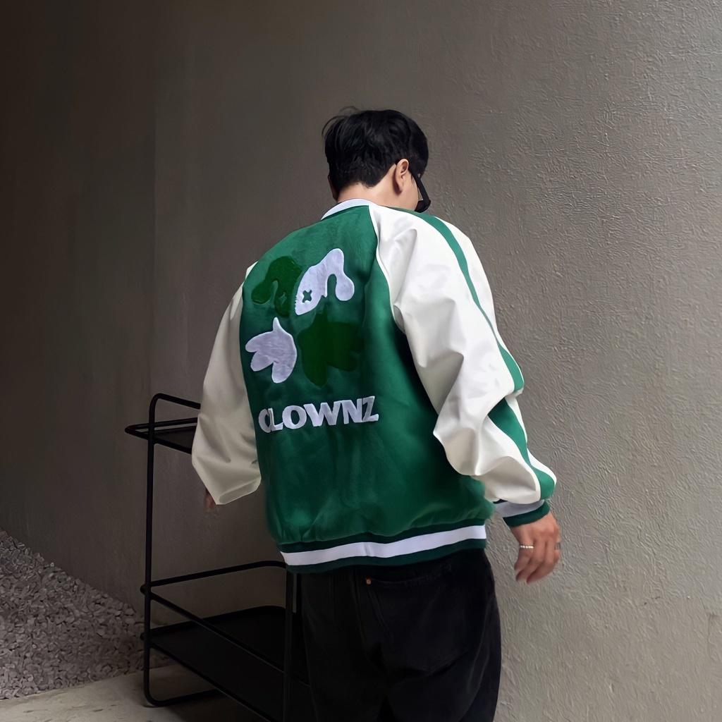 Áo khoác varsity jacket Big Logo V2 unisex nam nữ, form rộng, nhiều màu