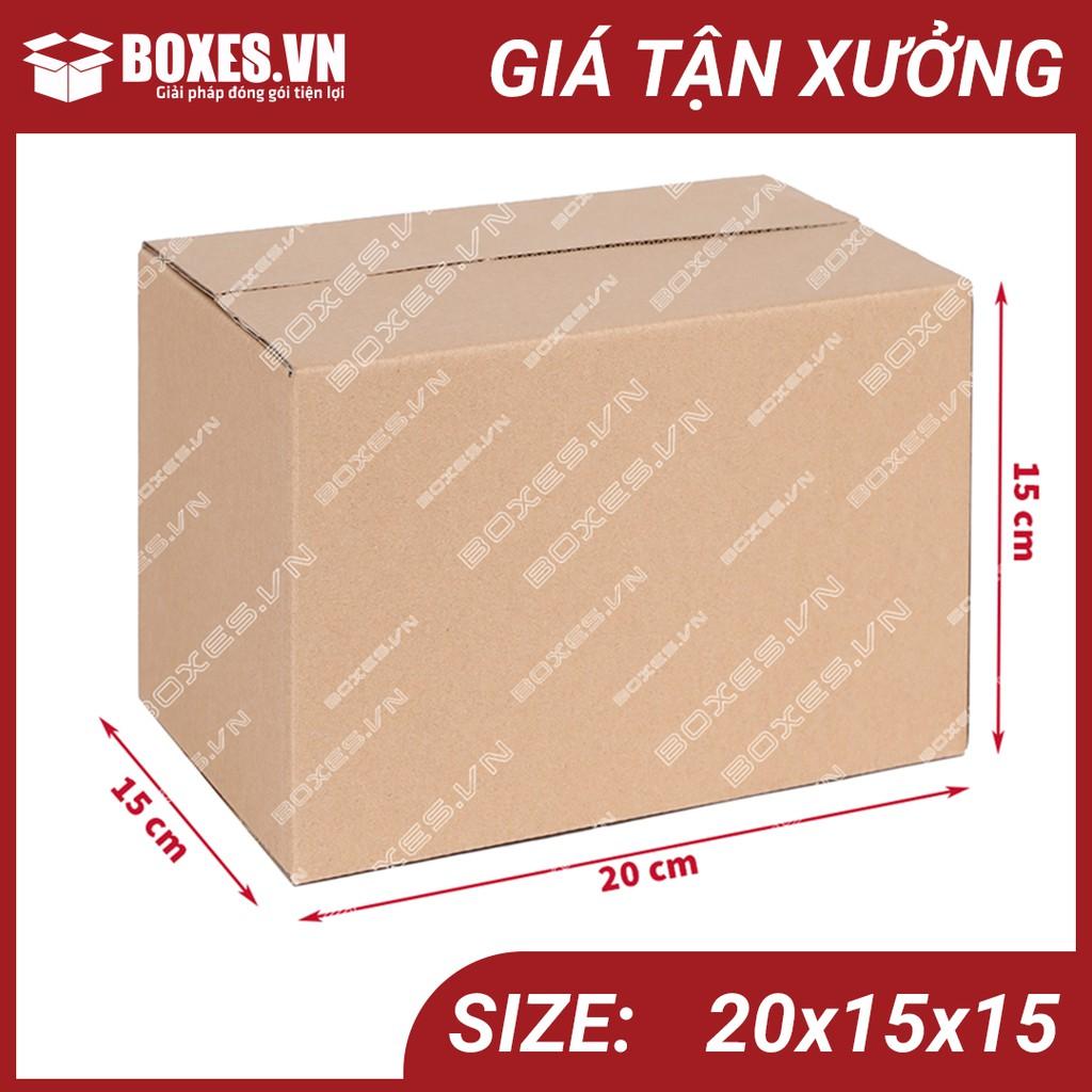 20x15x15 Combo 50 hộp Carton đóng gói hàng giá tại xưởng