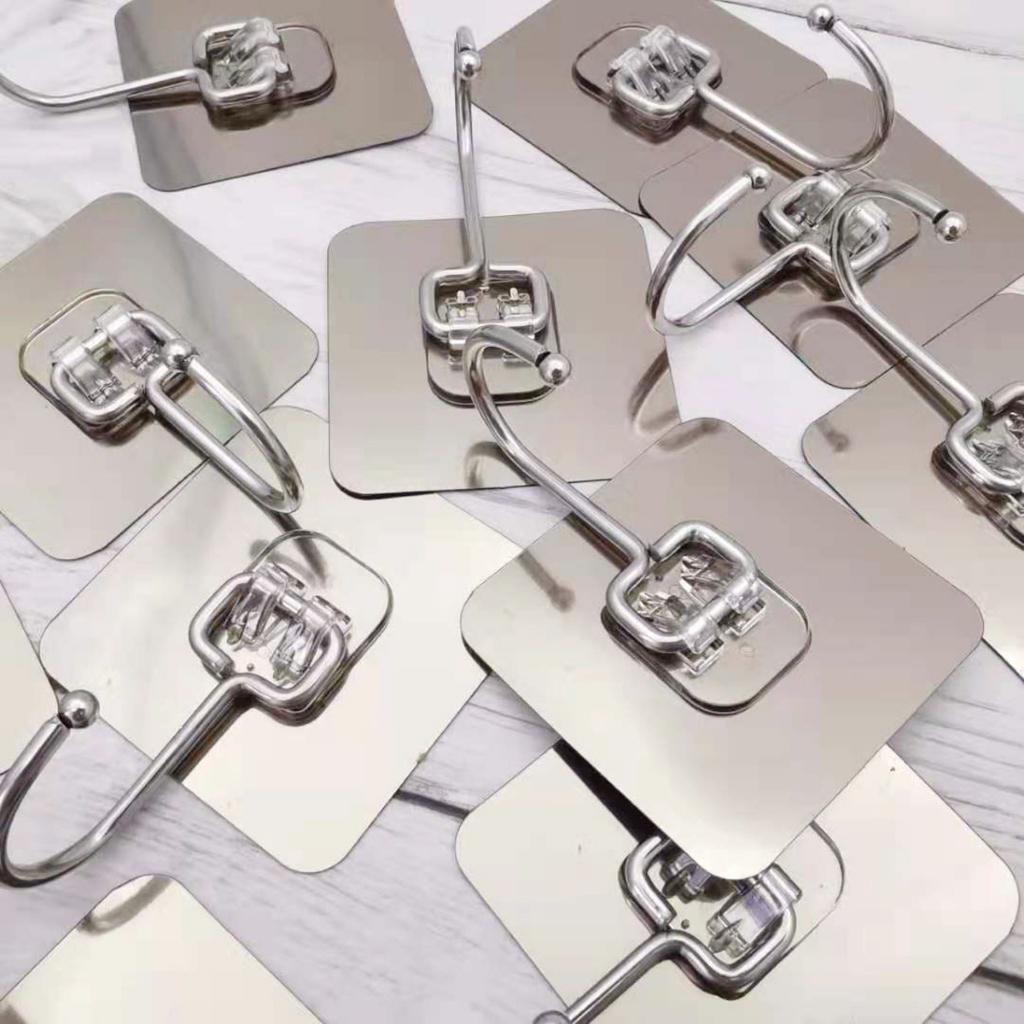 Móc Dán Tường Nhà Tắm Nhà Bếp Cỡ Lớn SenNai, Không Cần Khoan, Loại Lớn Siêu Chắc