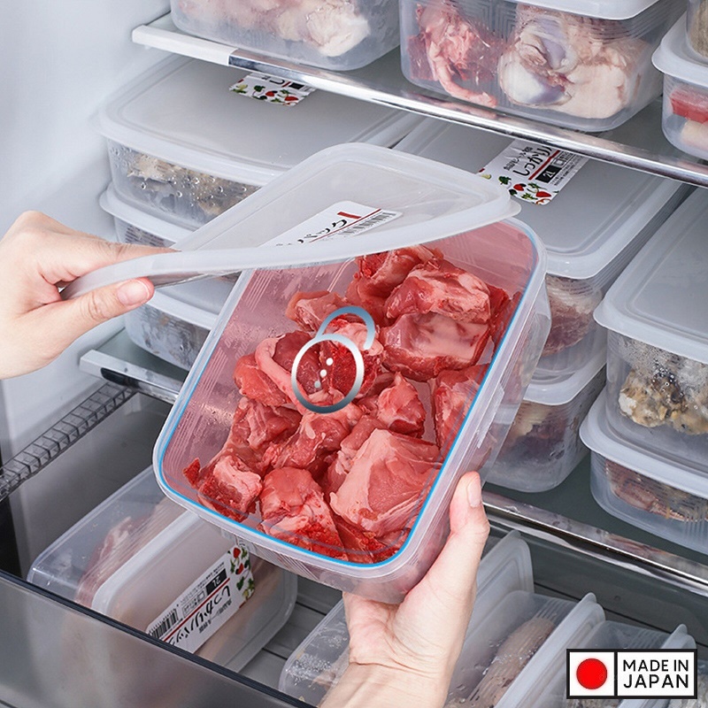 Hộp đựng thực phẩm chữ nhật Pack D 830ml - Hàng Nội Địa Nhật Bản