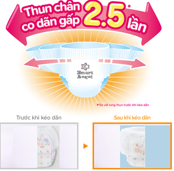 Tã quần Smart Angel  XL38 miếng