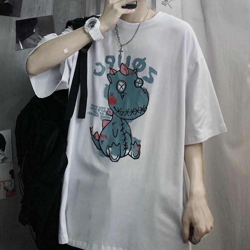 Ao Thun Tay Lỡ Unisex Freesize từ 40 đến 70kg