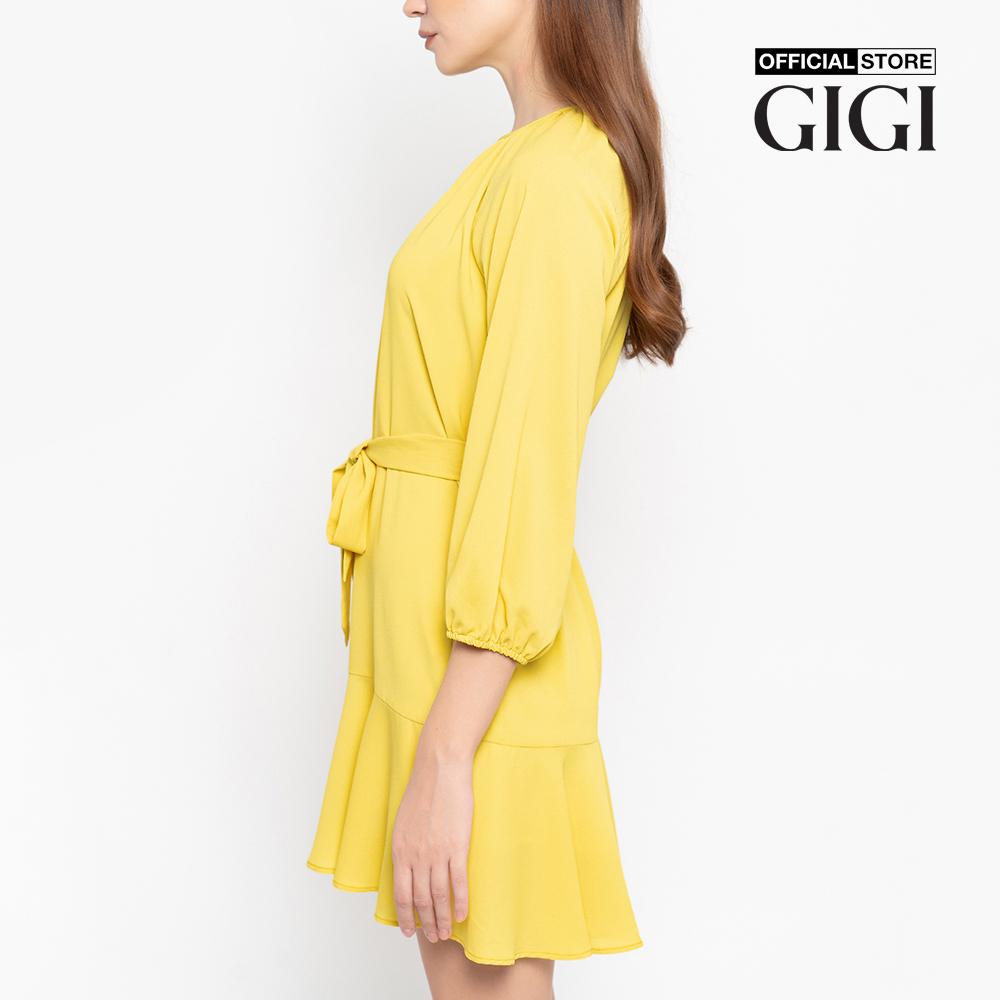 GIGI - Đầm mini đuôi cá Raglan Sleeve Trapeze G2101D221115-69