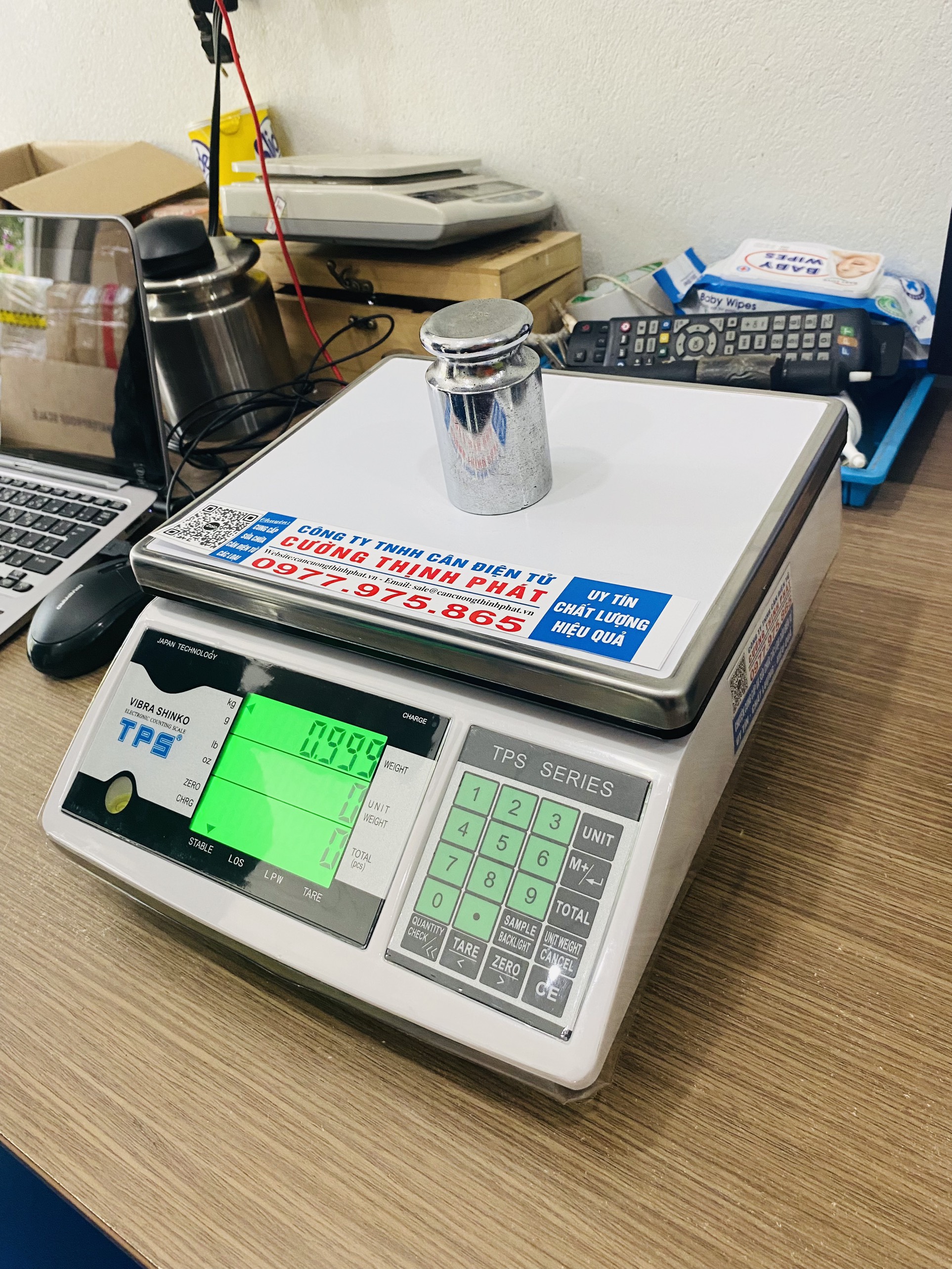 Cân đếm điện tử VIBRA TPS-C Mức cân 3kg độ đọc 0.1g