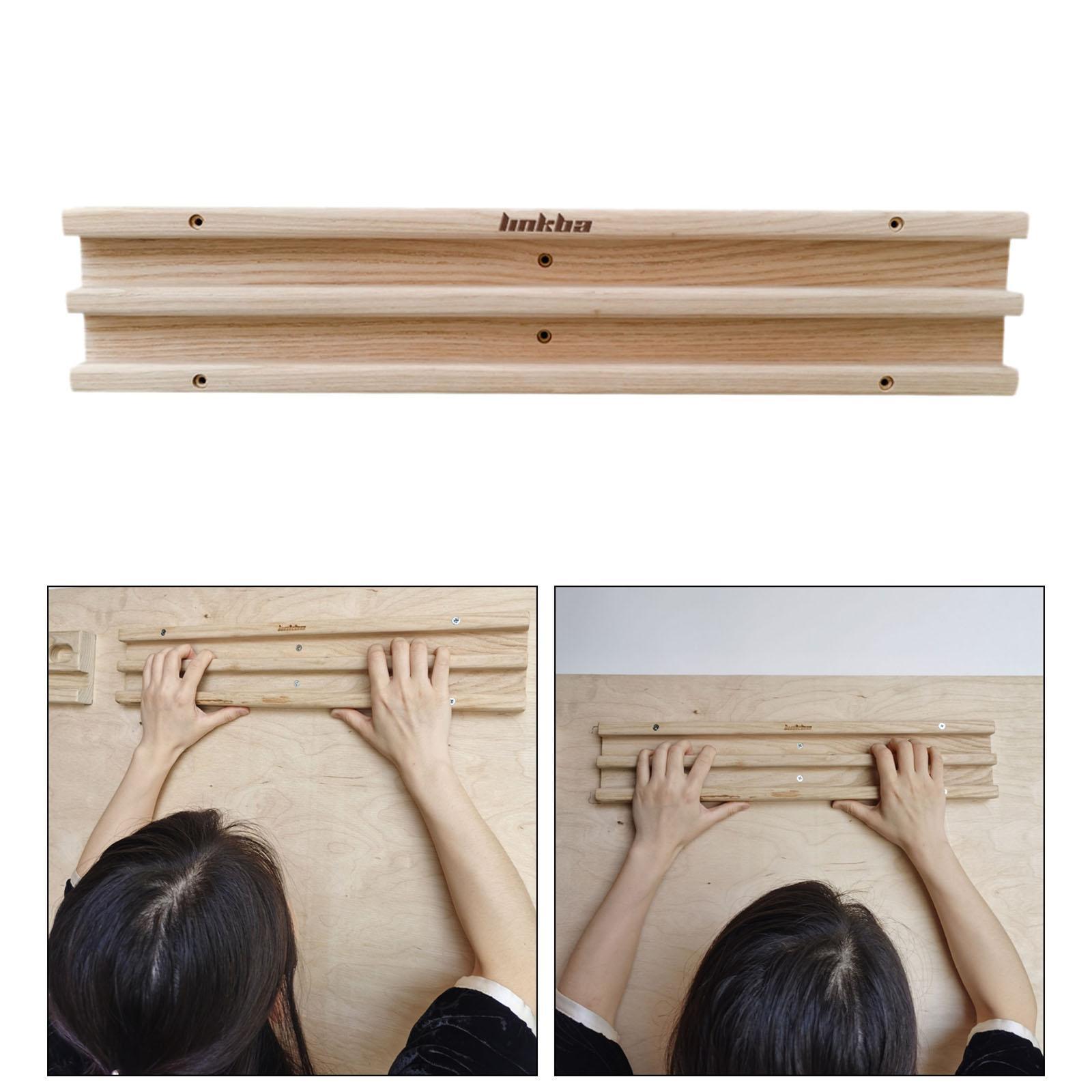 Climbing Hangboard Adults Grip Trainer Hand Fingers Training Board Equipment