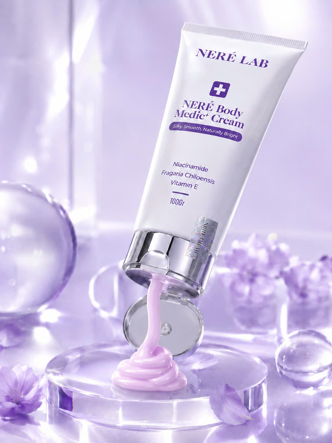 Kem Dưỡng Thể Neré Body Medic+ Cream 100g - Dưỡng ẩm, Làm sáng, Giúp da mềm mịn