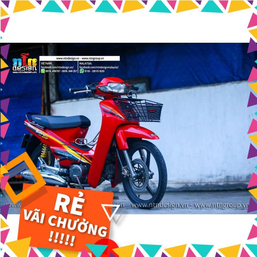 Tem Rời Wave Nhỏ Mẫu 110 Đỏ Vàng Đen