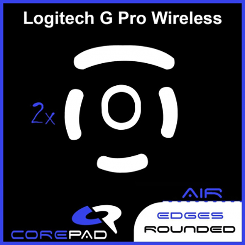 Feet chuột PTFE Corepad Skatez AIR Logitech G Pro Wireless - 2 Bộ - Hàng Chính Hãng