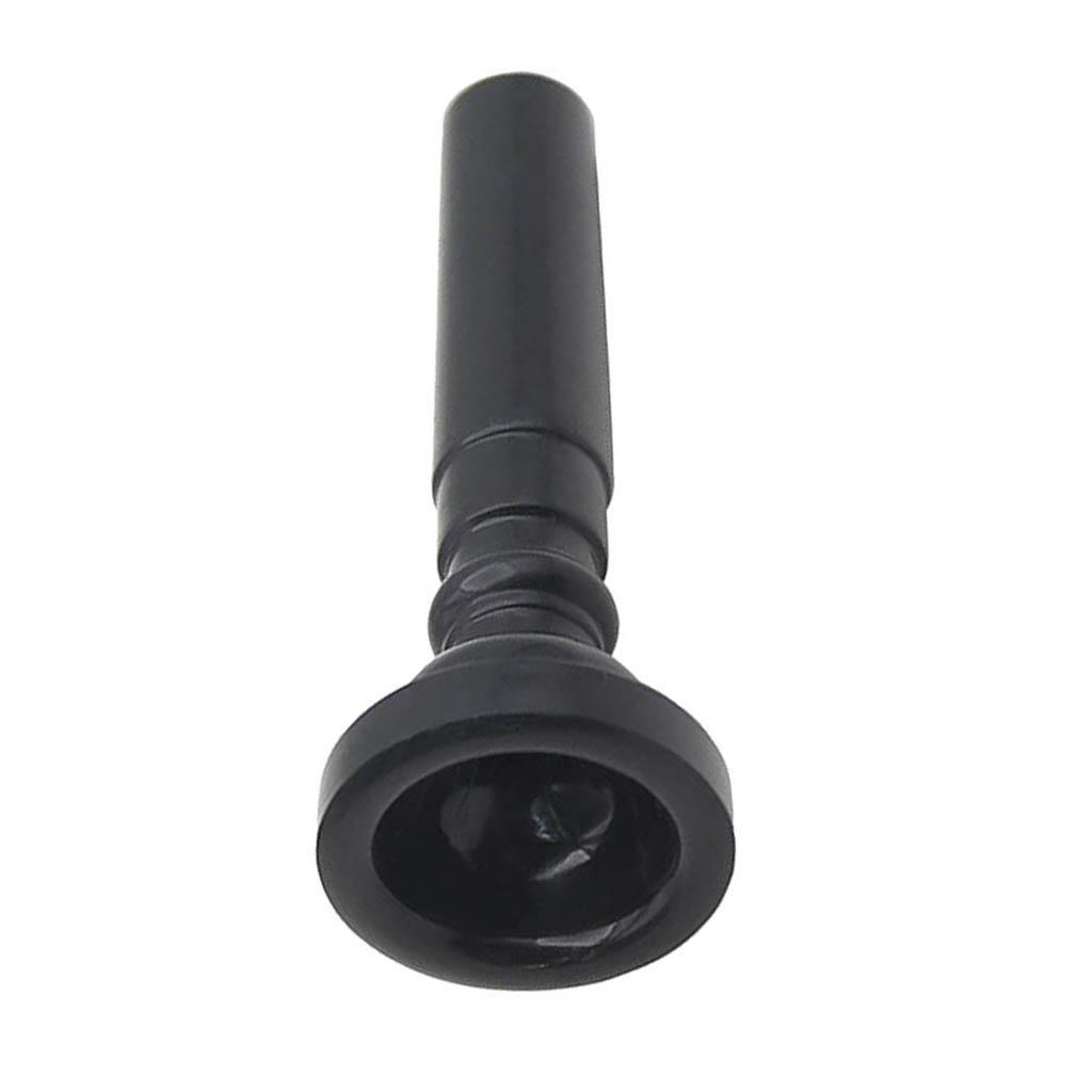 2X ABS  Trumpet Mouthpiece for Trumpet Accessories Black