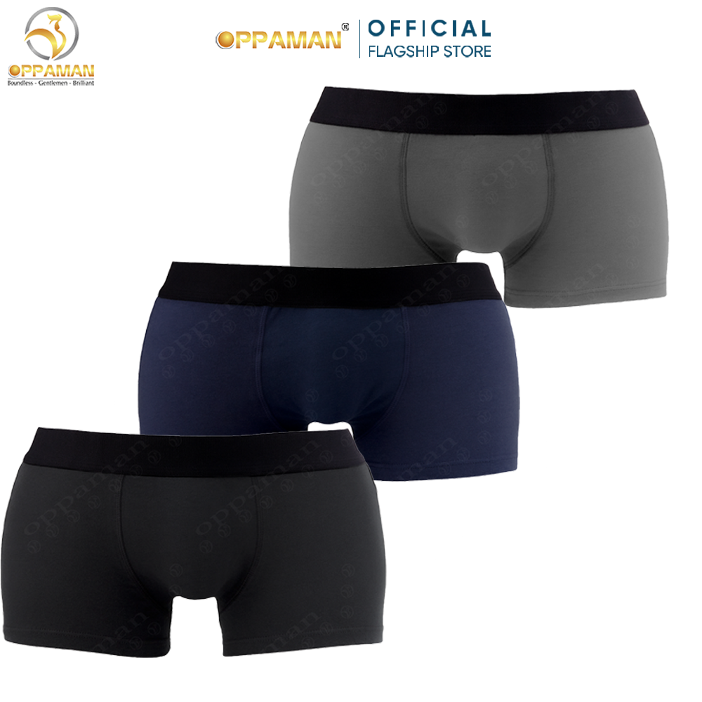 Quần lót nam Oppaman cotton thấm hút mát mẻ co giãn OX2