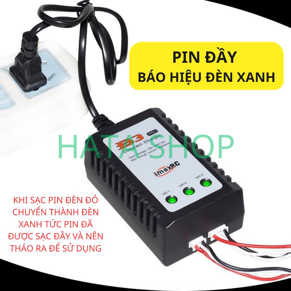 Bộ Sạc Pin B3 Dùng Cho Pin 2S 7.4V và 3S 11.1V XH-3P/4P Cao Cấp